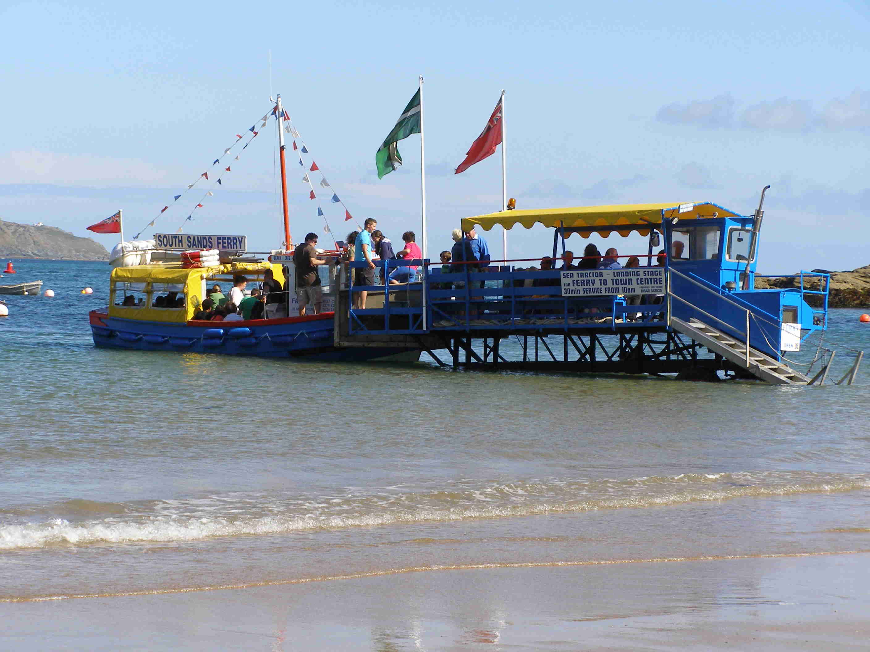 South Sands beach at low tide