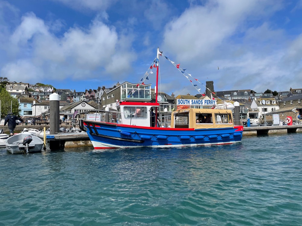 Ferry alongside Whitestrand