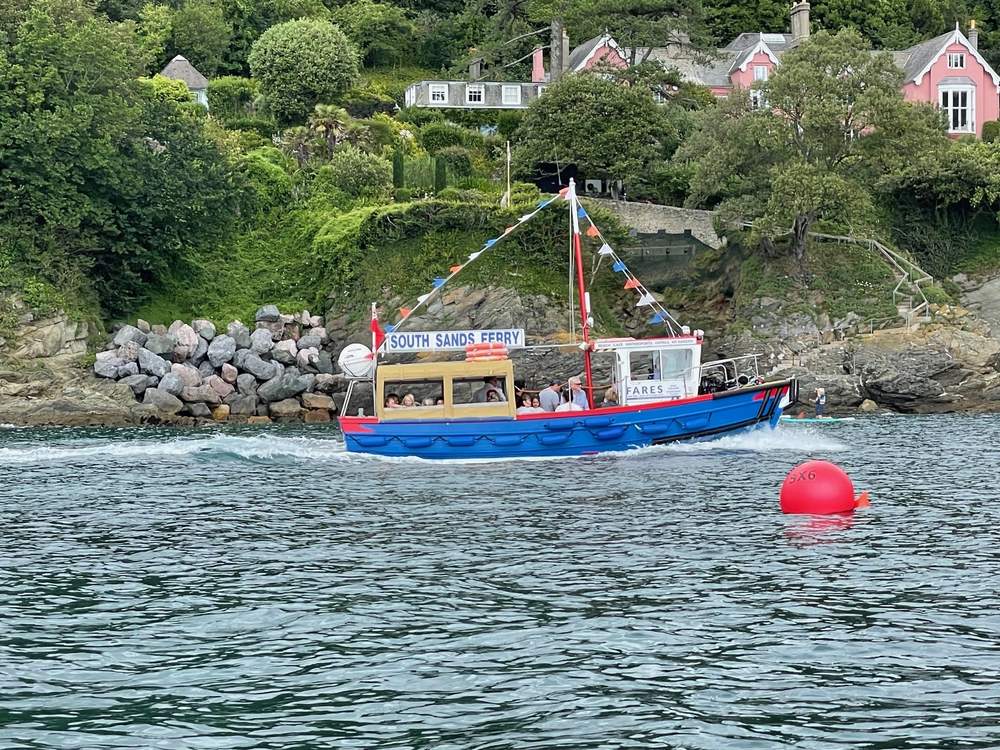Ferry heading to town