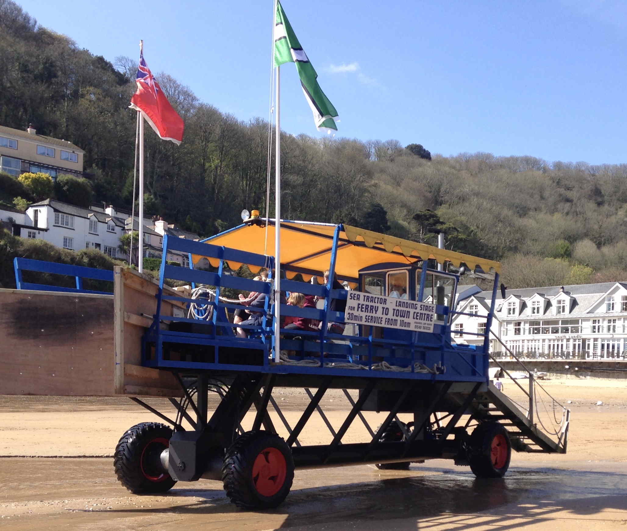 Sea Tractor on South Sands Beach