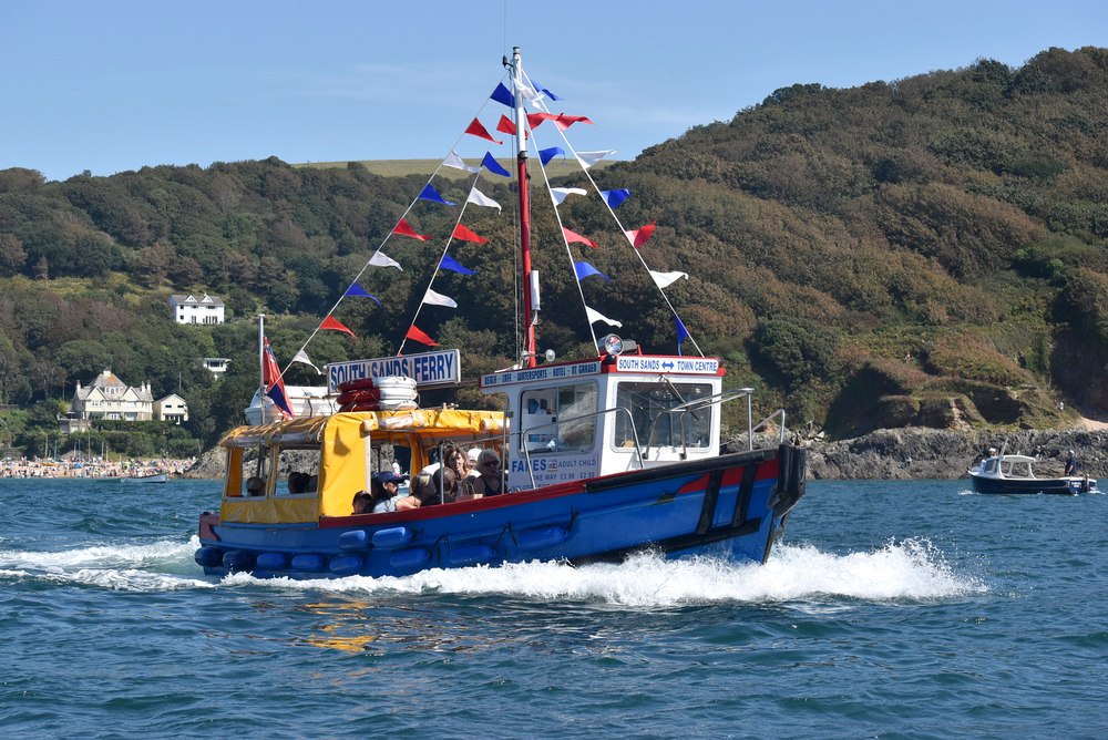 Ferry under way